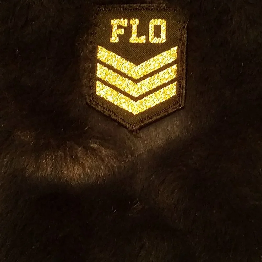 Boutique Like Flo‎ European Reversible Navy Girls Jacket Faux Fur Inside 4/5 5/6 - Picture 6 of 6